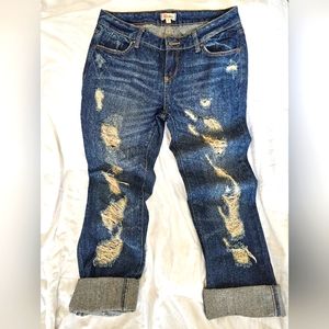 Distressed Vintage Jeans